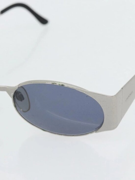 CHANEL Sunglasses metal Silver CC Auth 181482 main image 4